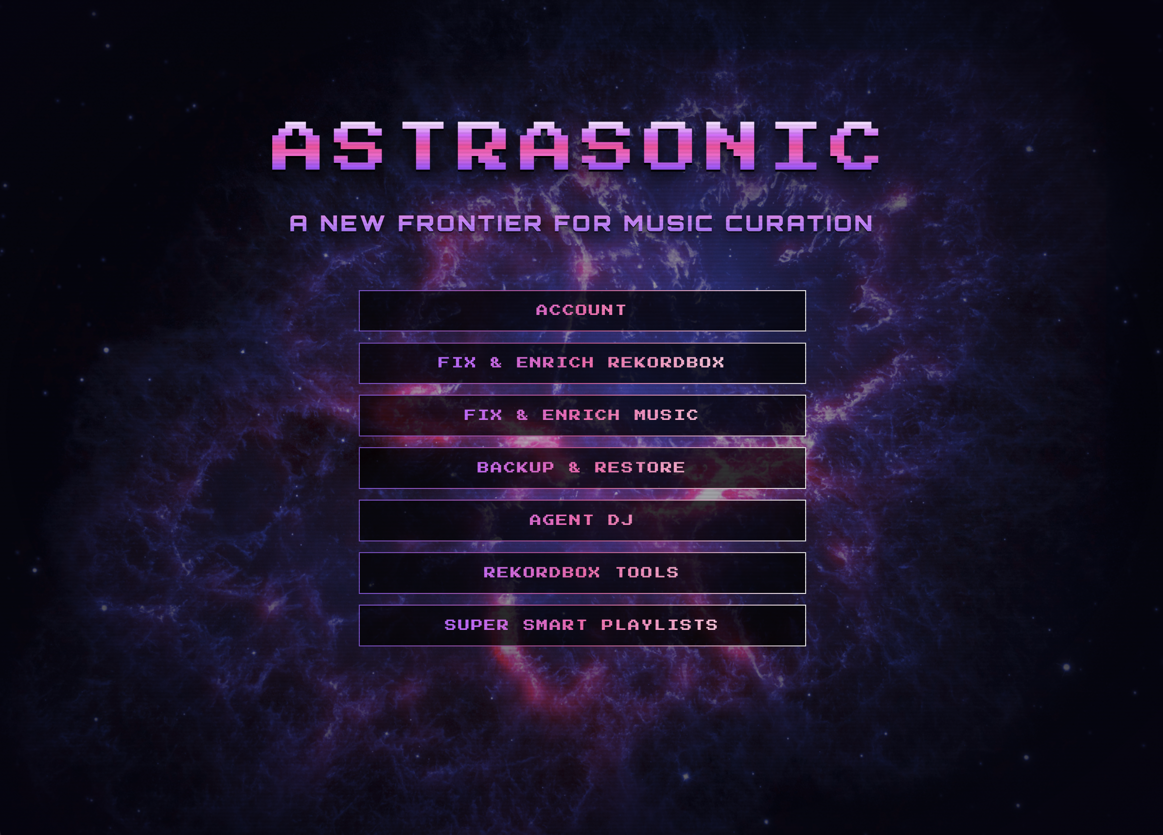 ASTRASONIC Desktop App